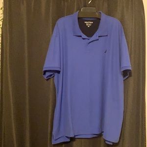 Náutica performance deck shirt blue 3x